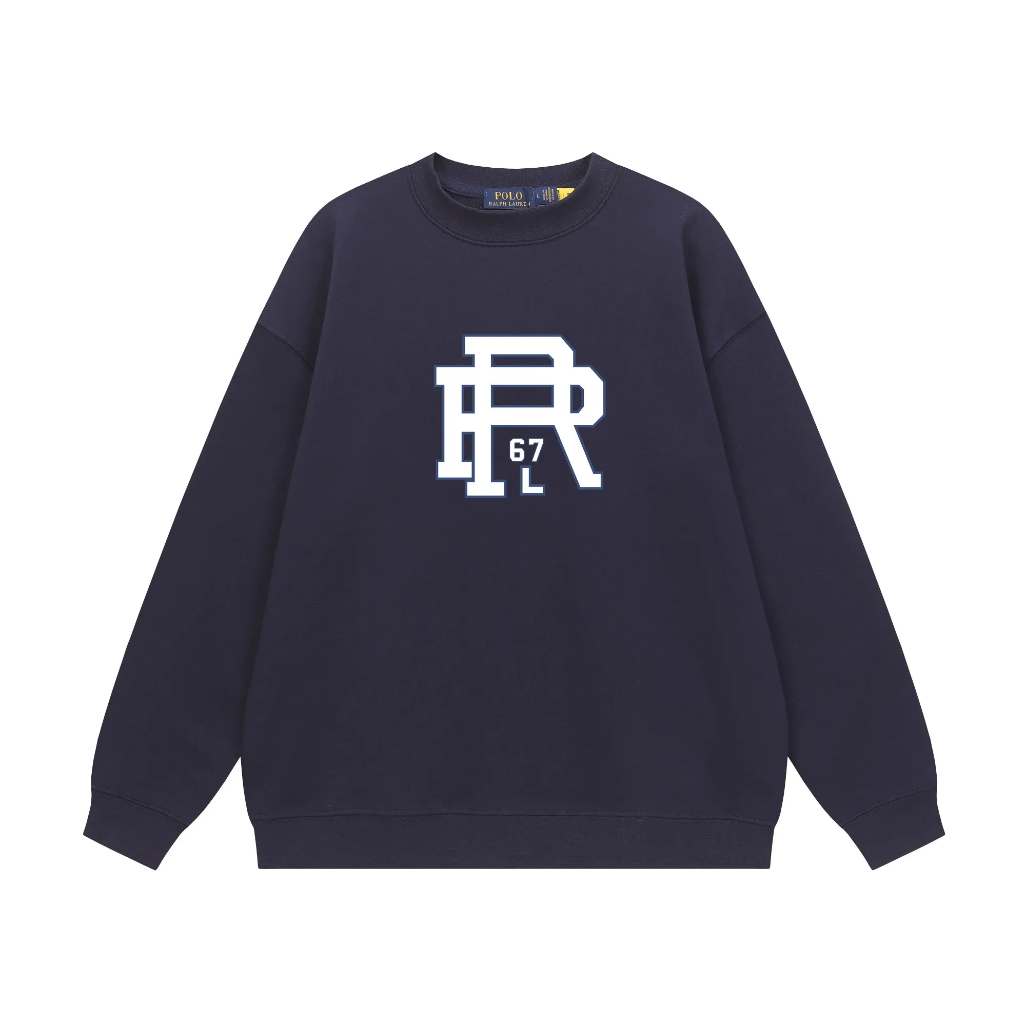 P200 Long-term stock] RalphLauren/Ralph Lauren 2025 autumn and winter new bear letter print 420g heavy large terry sweatshirt Ralph Lauren's age-reducing item, the coat fabric is made of 85% cotton ➕15% polyester, which not only retains the softness, comfort and breathability of cotton, but also adds the wear resistance and wrinkle resistance of polyester fiber, making the clothes more durable and easy to care for. Even in slightly cooler weather, you won't feel stuffy when wearing it. This kind of fabric has a natural crisp feel and is not easy to pill or deform. The bear on the chest is printed with English letters. It is full of color, full of three-dimensionality, and lifelike, adding a bit of liveliness and interest to the whole sweatshirt. There is no pressure to dress, regardless of age or gender. Complete accessories! Color: black, white, navy blue, light floral gray Size: M-L-XL-XXL